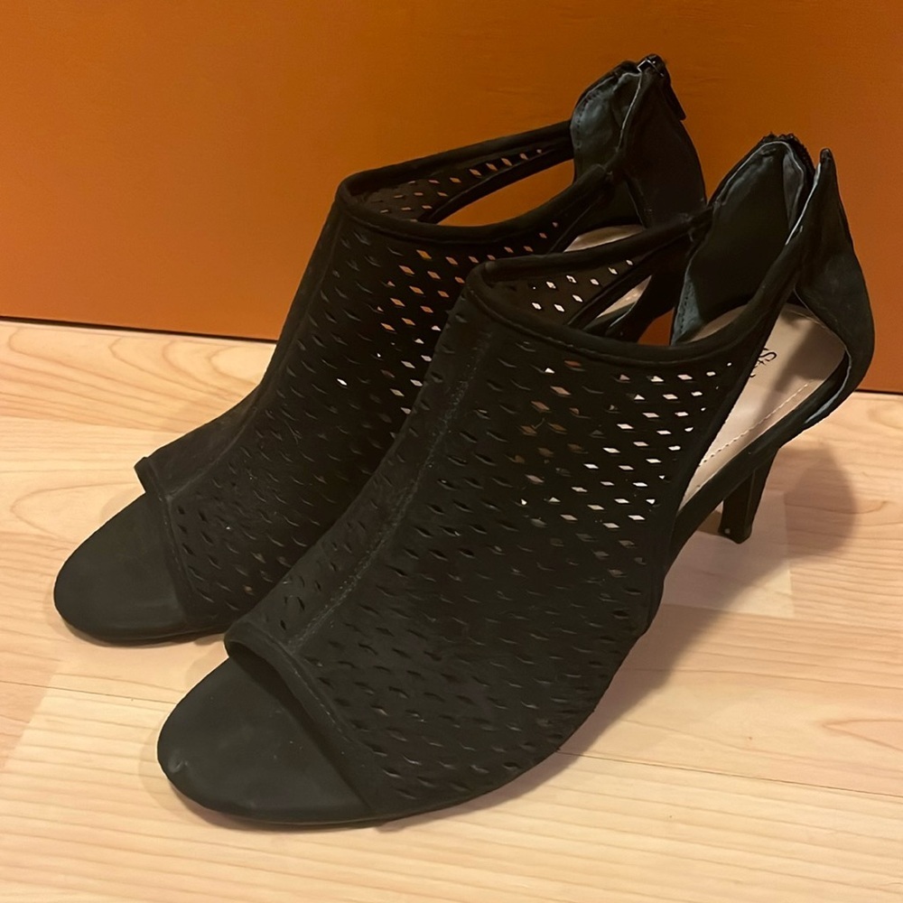 Style & Co Black heels women 9.5